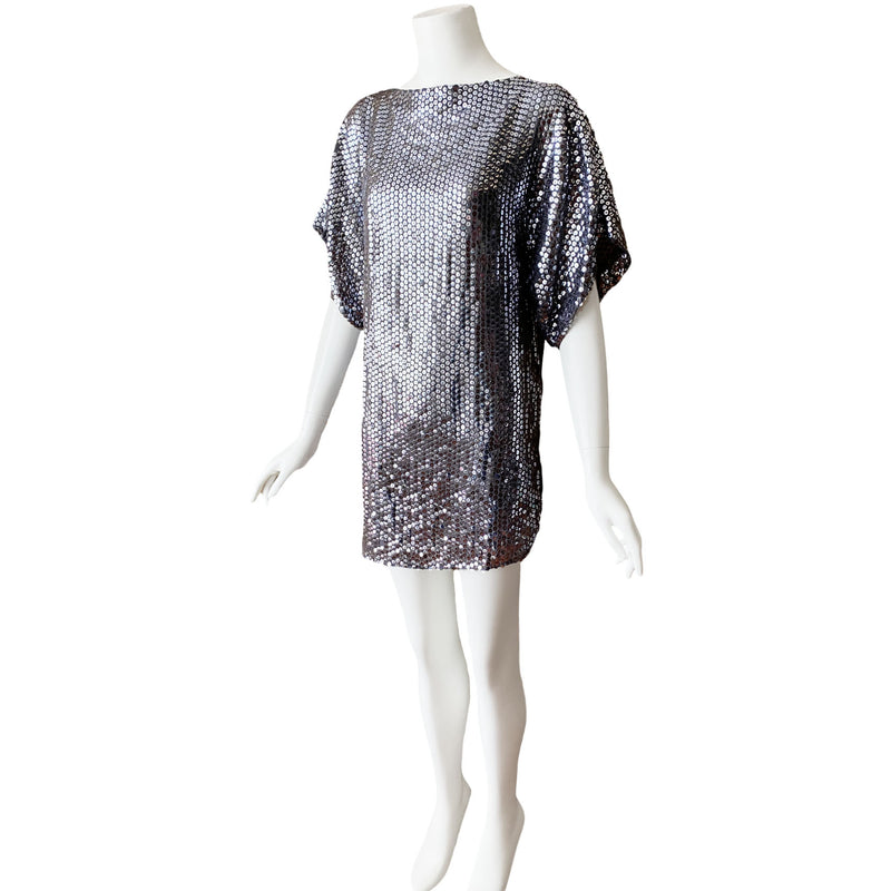 1970s Stephen Burrows Sequin Mini Dress