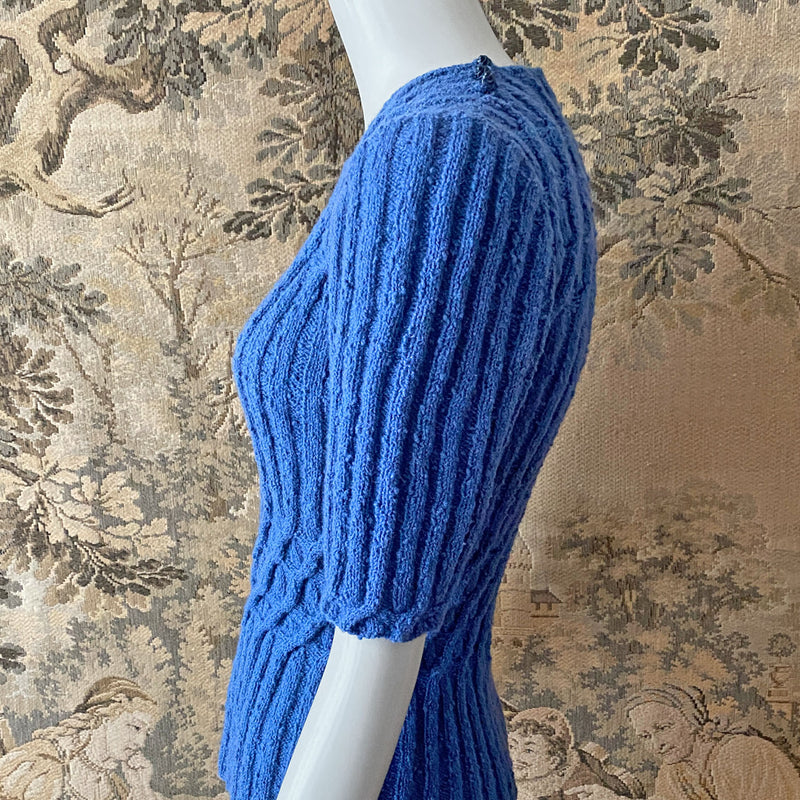 1940s Cable Knit Pullover