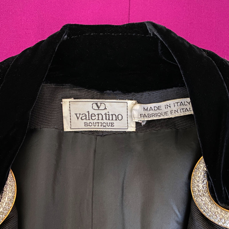 1970s Valentino Boutique Embellished Jacket
