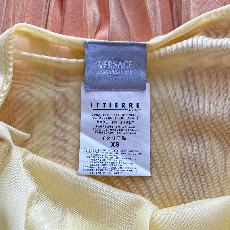 Versace Jeans Couture Y2K Ombre Slip Dress