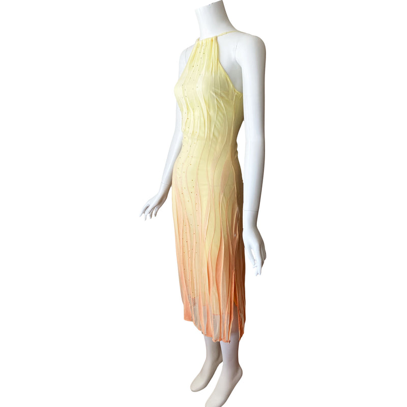 Versace Jeans Couture Y2K Ombre Slip Dress