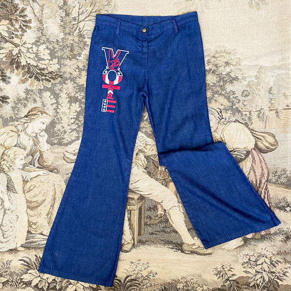 1970s Vote Jeans
