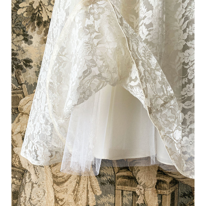 1960s Lace Wedding Dress & Bolero