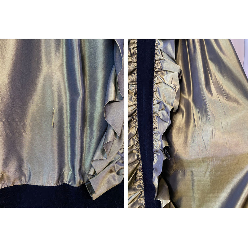 1980s Yves St Laurent Rive Gauche Silk Taffeta Party Skirt